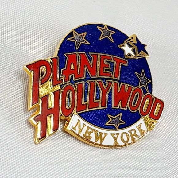 Planet Hollywood New York Vintage Enamel Pin Rare Collector Pin 80s Rare‎ Clean - Picture 3 of 8